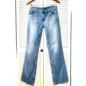 Vintage 90s Jeans low rise straight leg no stretch size 8